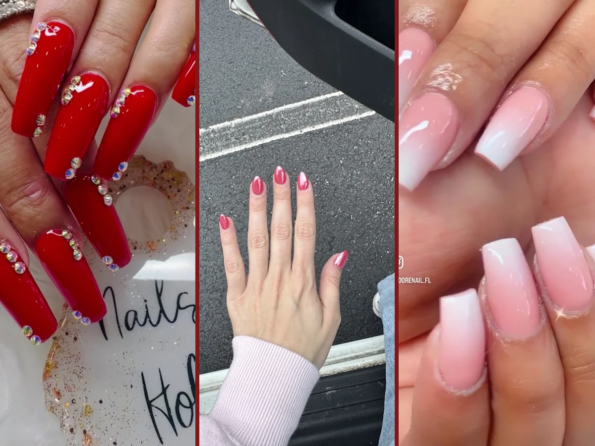 Clean pedicure chairs and polished work surfaces.